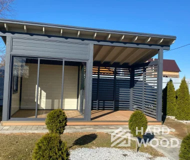 Скандинавская беседка из дерева №93 - фото 2243