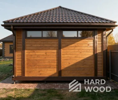 Беседка с четырехскатной крышей №94 - фото 2251