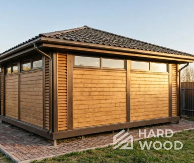 Беседка с четырехскатной крышей №94 - фото 2252